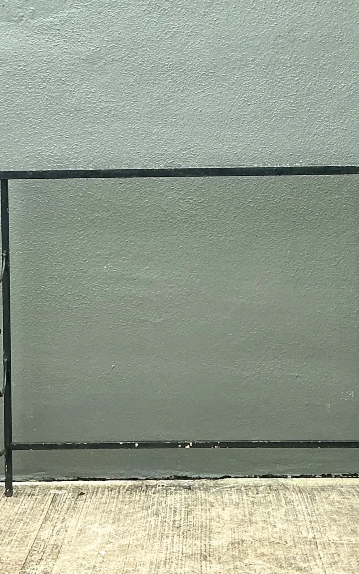 Vintage Iron and Glass Console Table — additional photo 2