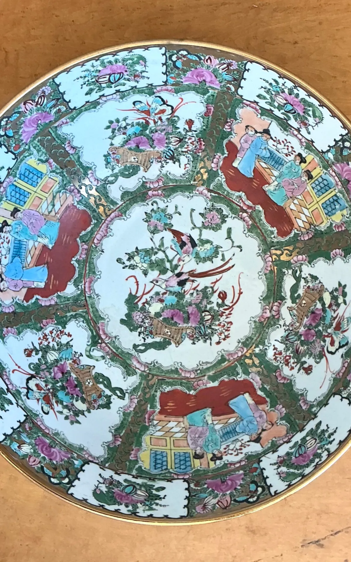 Qing Famille Rose Porcelain Decorative Bowl — additional photo 7