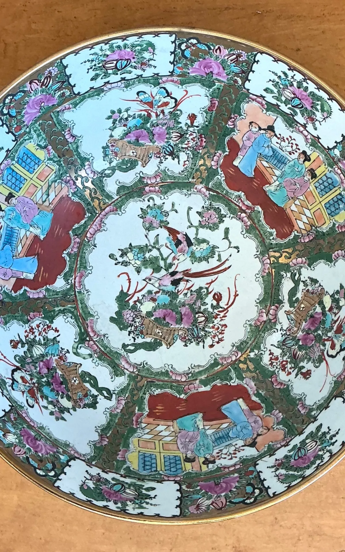 Qing Famille Rose Porcelain Decorative Bowl — additional photo 5