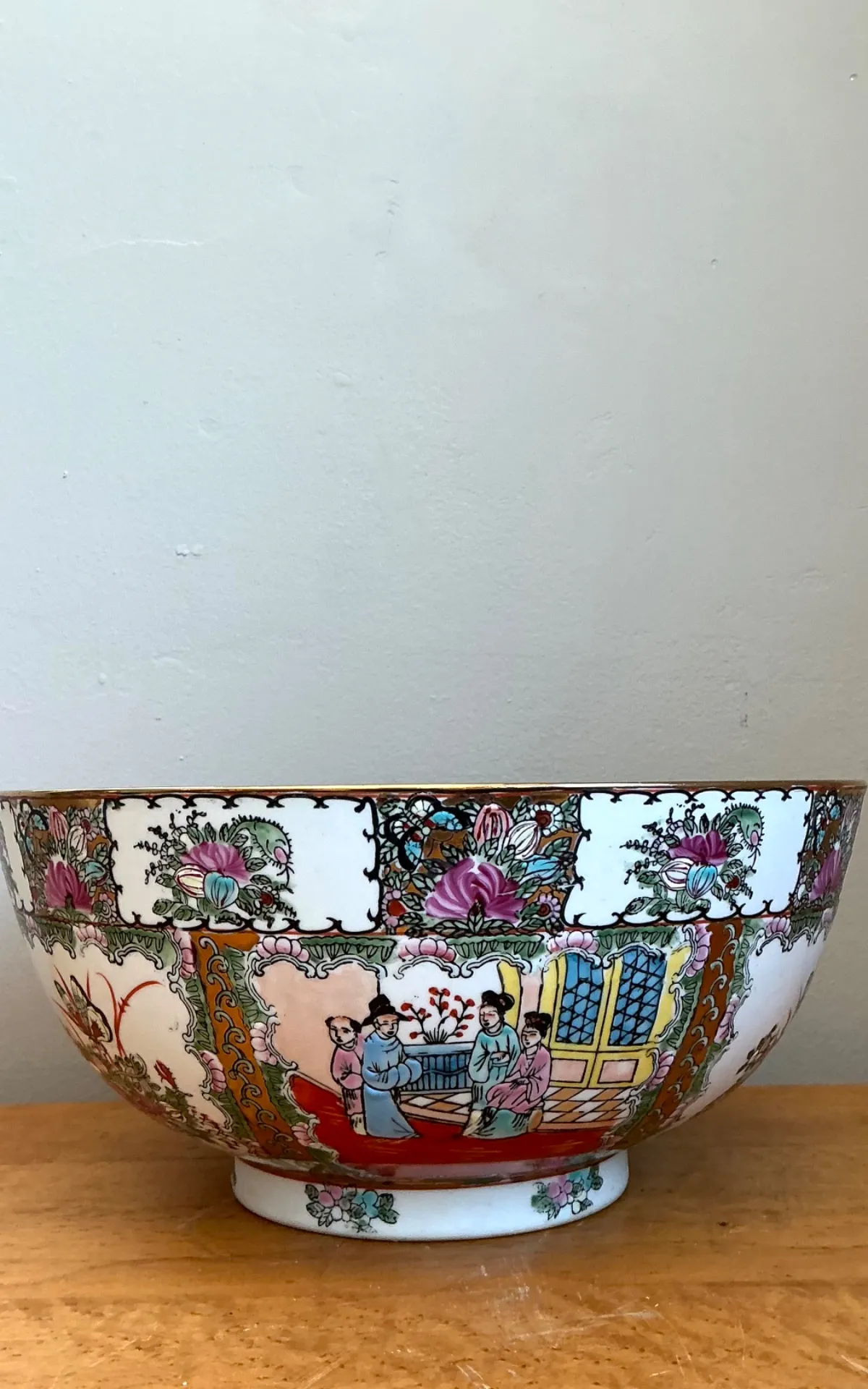 Qing Famille Rose Porcelain Decorative Bowl — additional photo 8