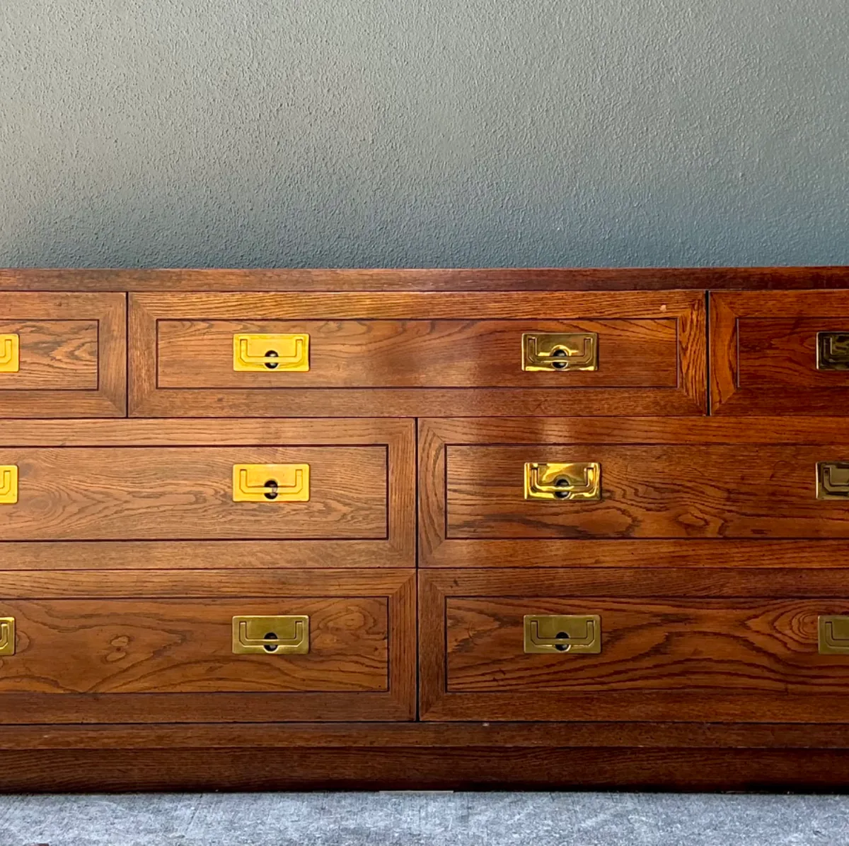 Vintage Henredon Campaign Dresser — additional photo 5