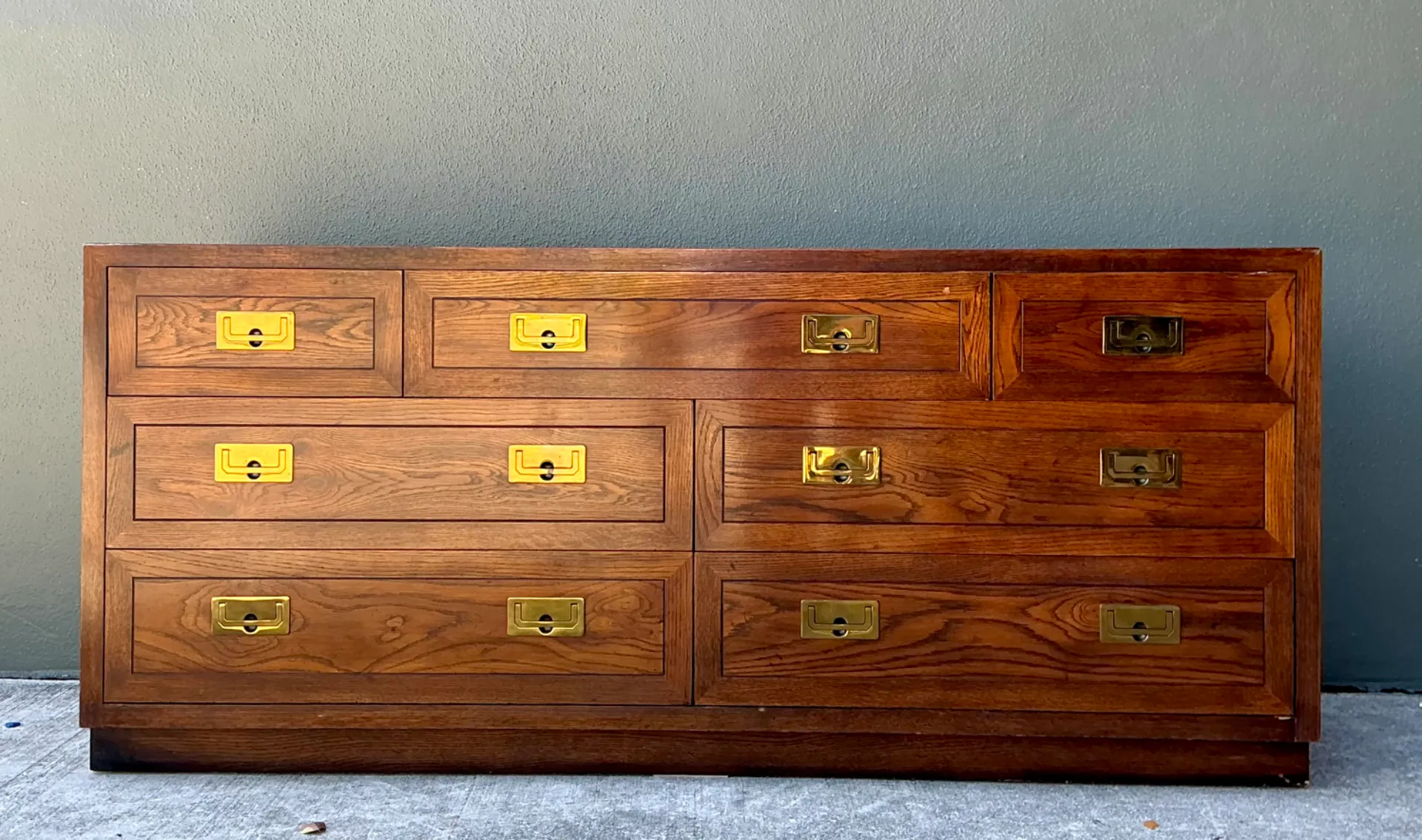 Vintage Henredon Campaign Dresser — additional photo 2
