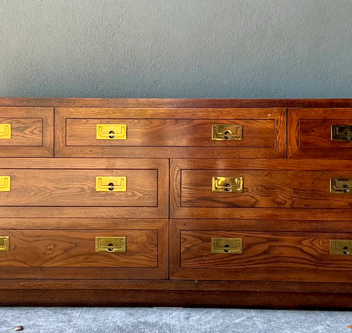 Vintage Henredon Campaign Dresser — additional photo 2
