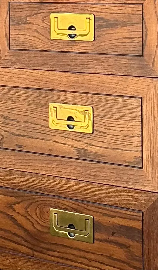 Vintage Henredon Campaign Dresser — additional photo 4