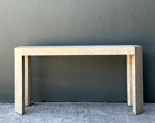 Vintage Tessellated Stone Console Table — additional photo 8