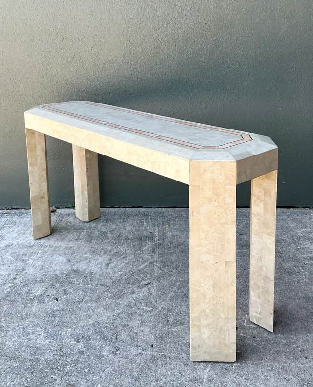 Vintage Tessellated Stone Console Table — additional photo 7