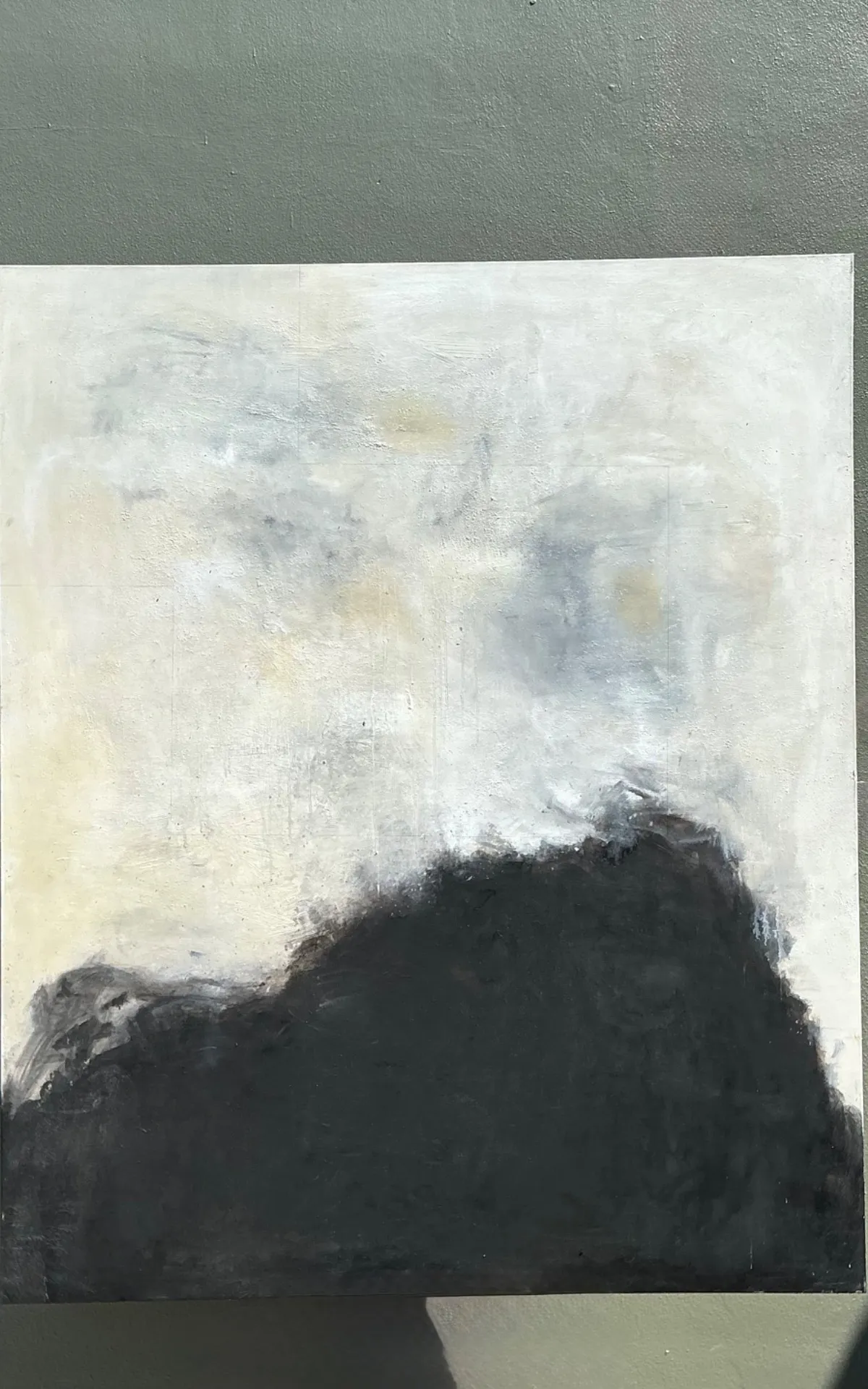 Vintage Monumental Abstract Oil On Canvas  — additional photo 5