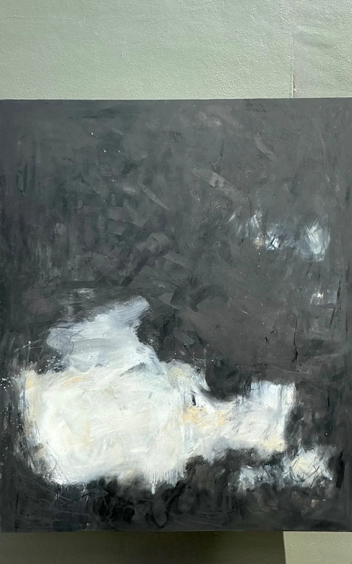 Vintage Monumental Abstract Oil On Canvas — additional photo 7