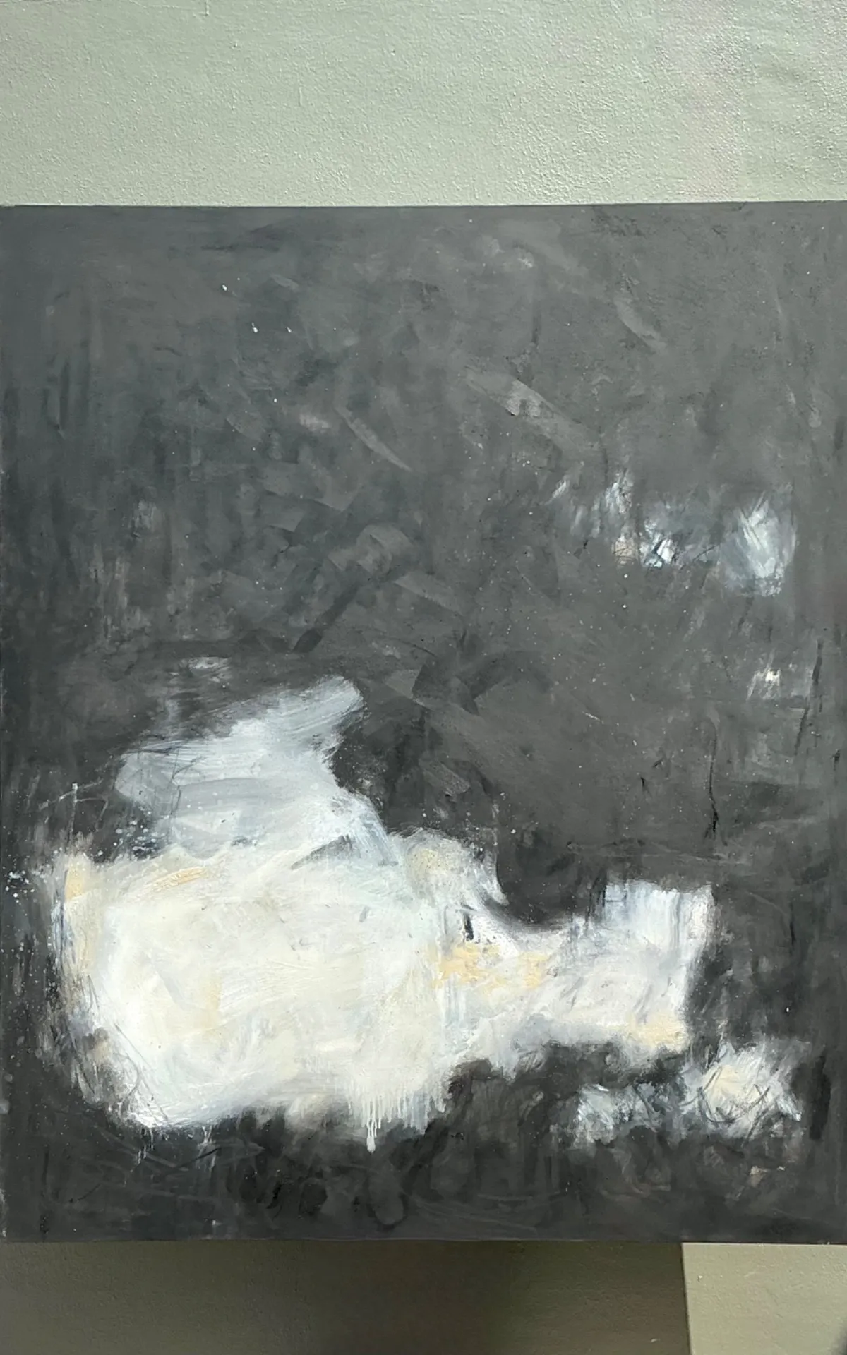 Vintage Monumental Abstract Oil On Canvas — additional photo 3