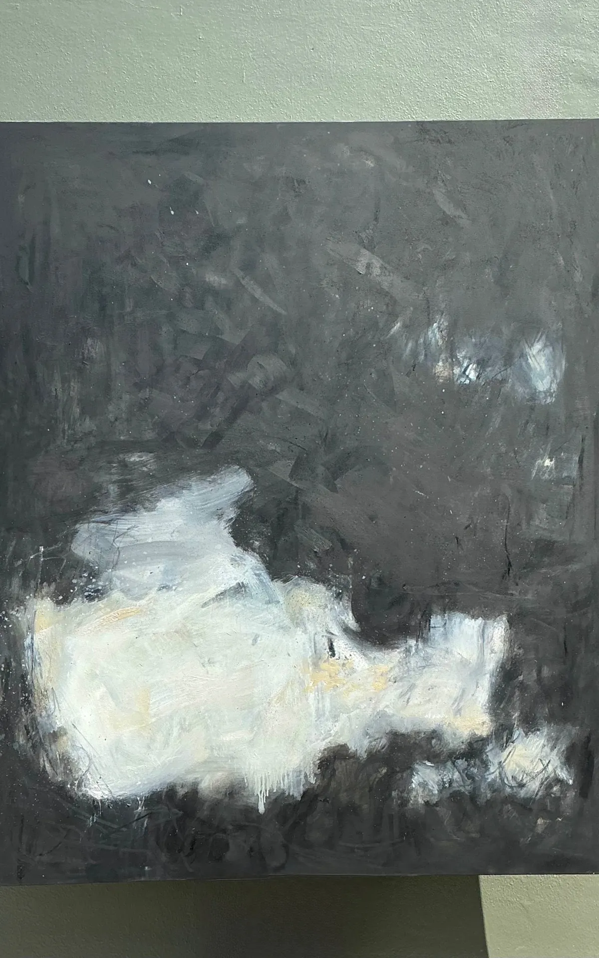 Vintage Monumental Abstract Oil On Canvas — additional photo 4