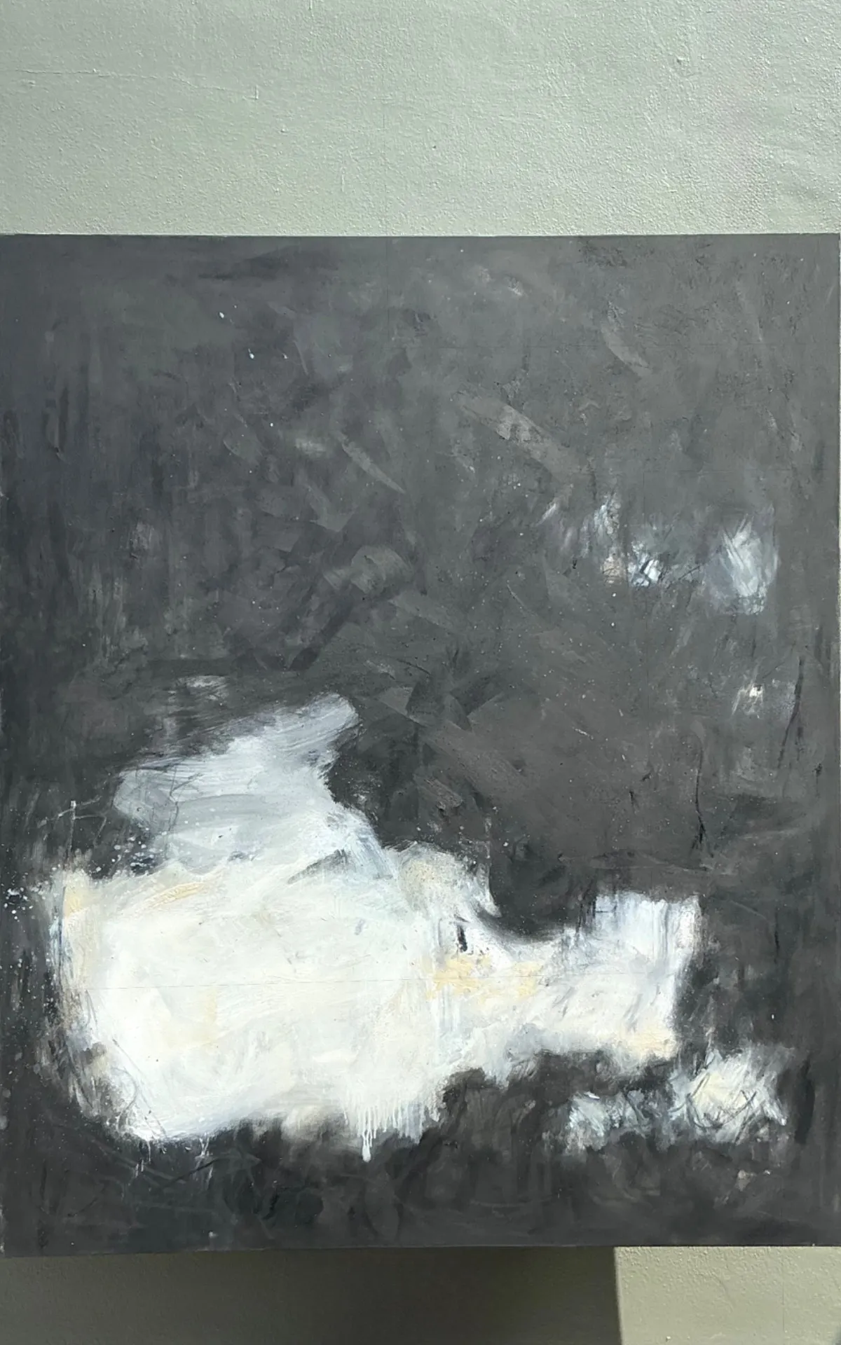 Vintage Monumental Abstract Oil On Canvas — additional photo 5