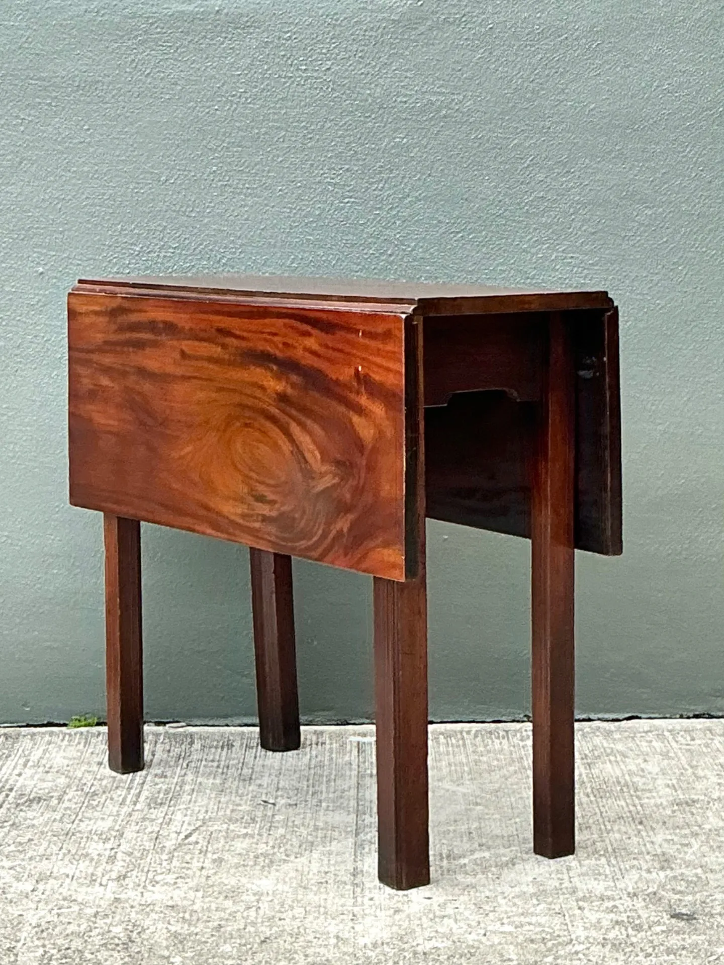 Vintage Mahogany Drop Leaf Table — additional photo 2