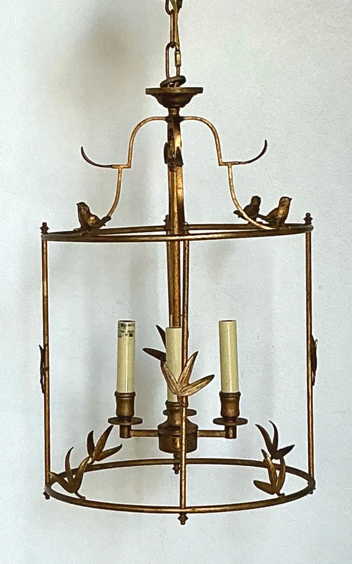 Vintage E.F. Chapman Diego Gilt Bird Lantern For Visual Comfort — additional photo 4