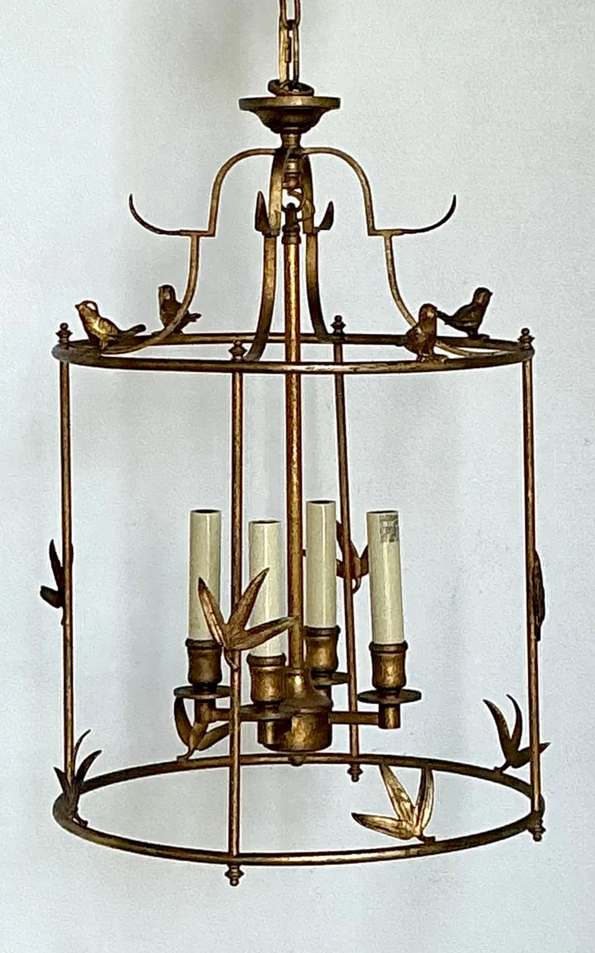 Vintage E.F. Chapman Diego Gilt Bird Lantern For Visual Comfort — additional photo 5