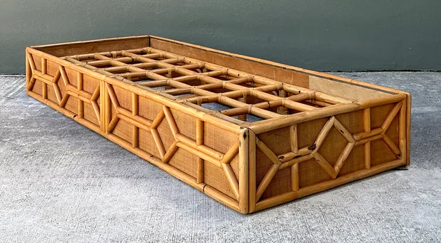 Vintage Rattan Chaise Platform — additional photo 7