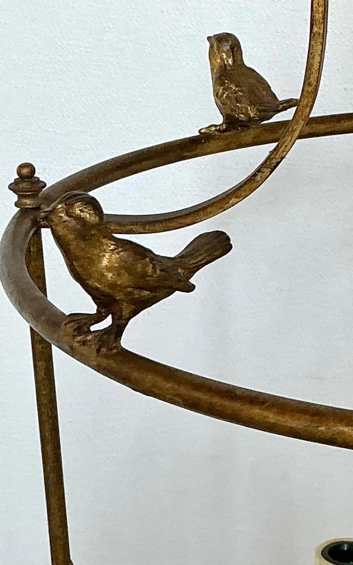 Vintage E.F. Chapman Diego Gilt Bird Lantern For Visual Comfort — additional photo 8