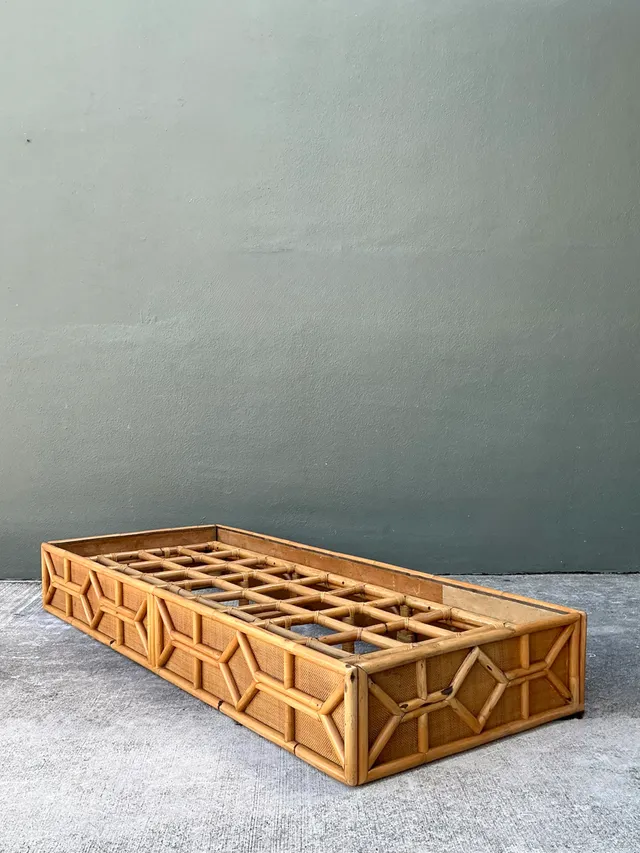Vintage Rattan Chaise Platform — additional photo 6