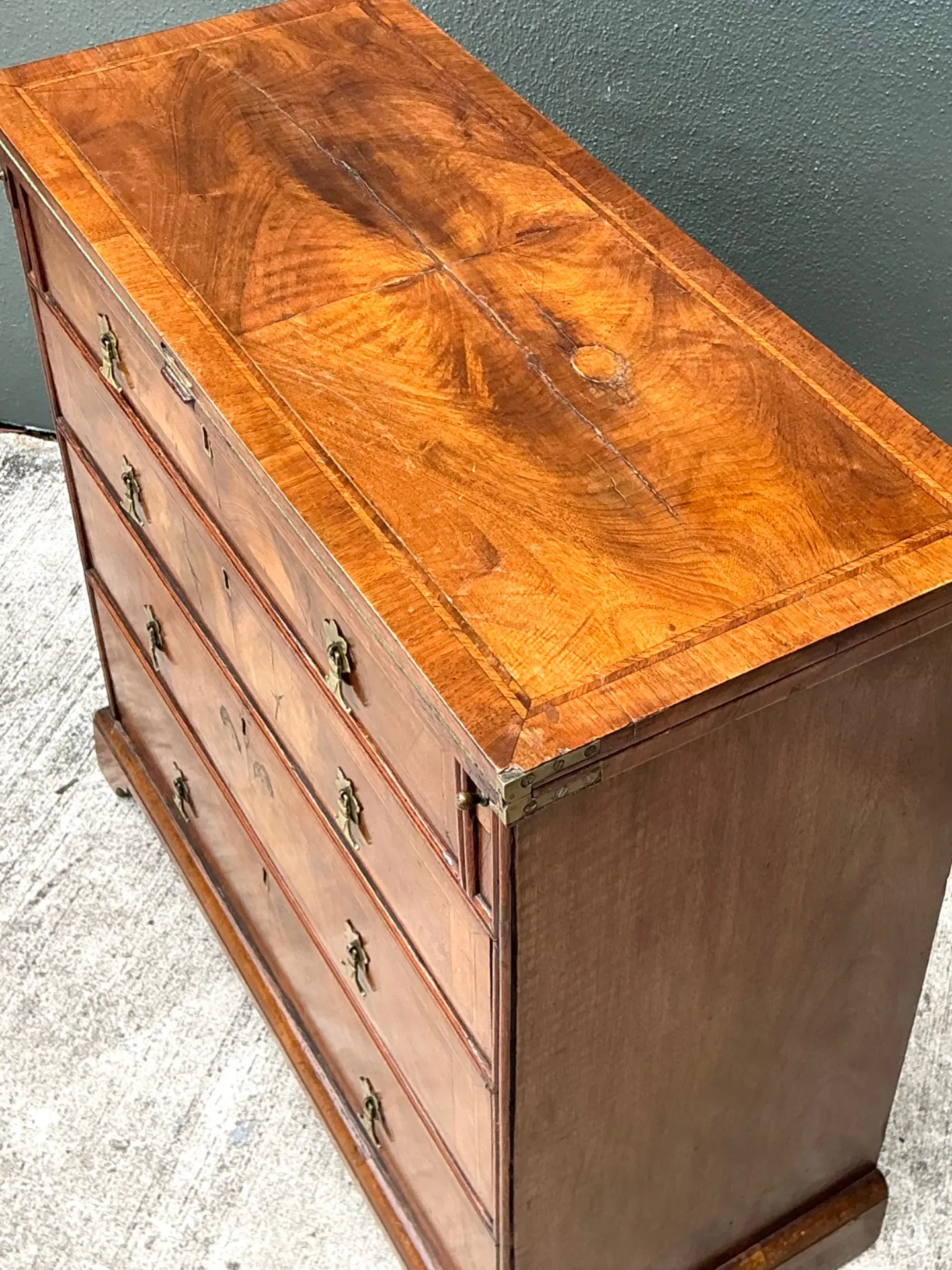 Vintage George 1st Flip Top Bachelors Chest — additional photo 5