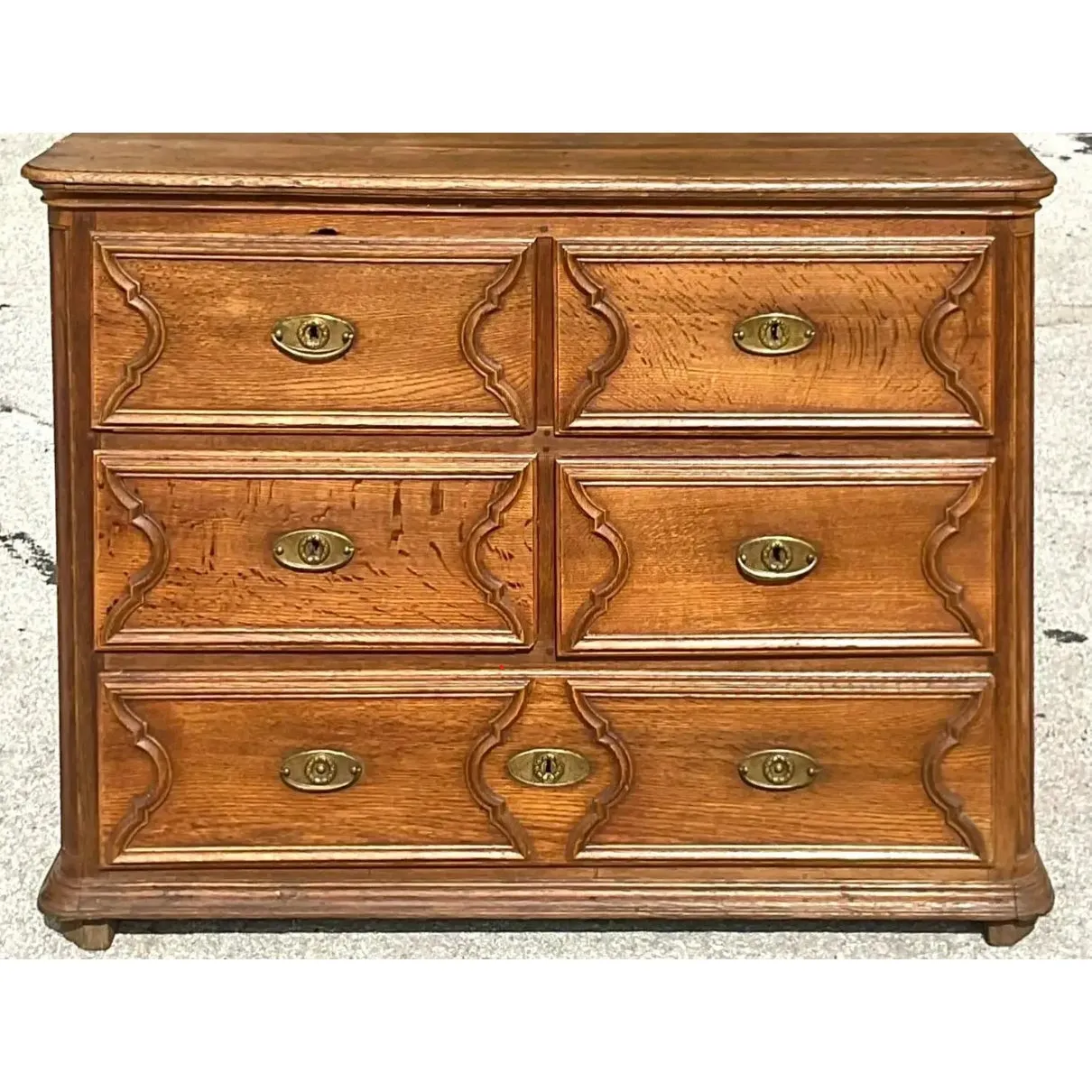 Vintage English Georgian Style Oak Gentleman’s Chest — additional photo 2