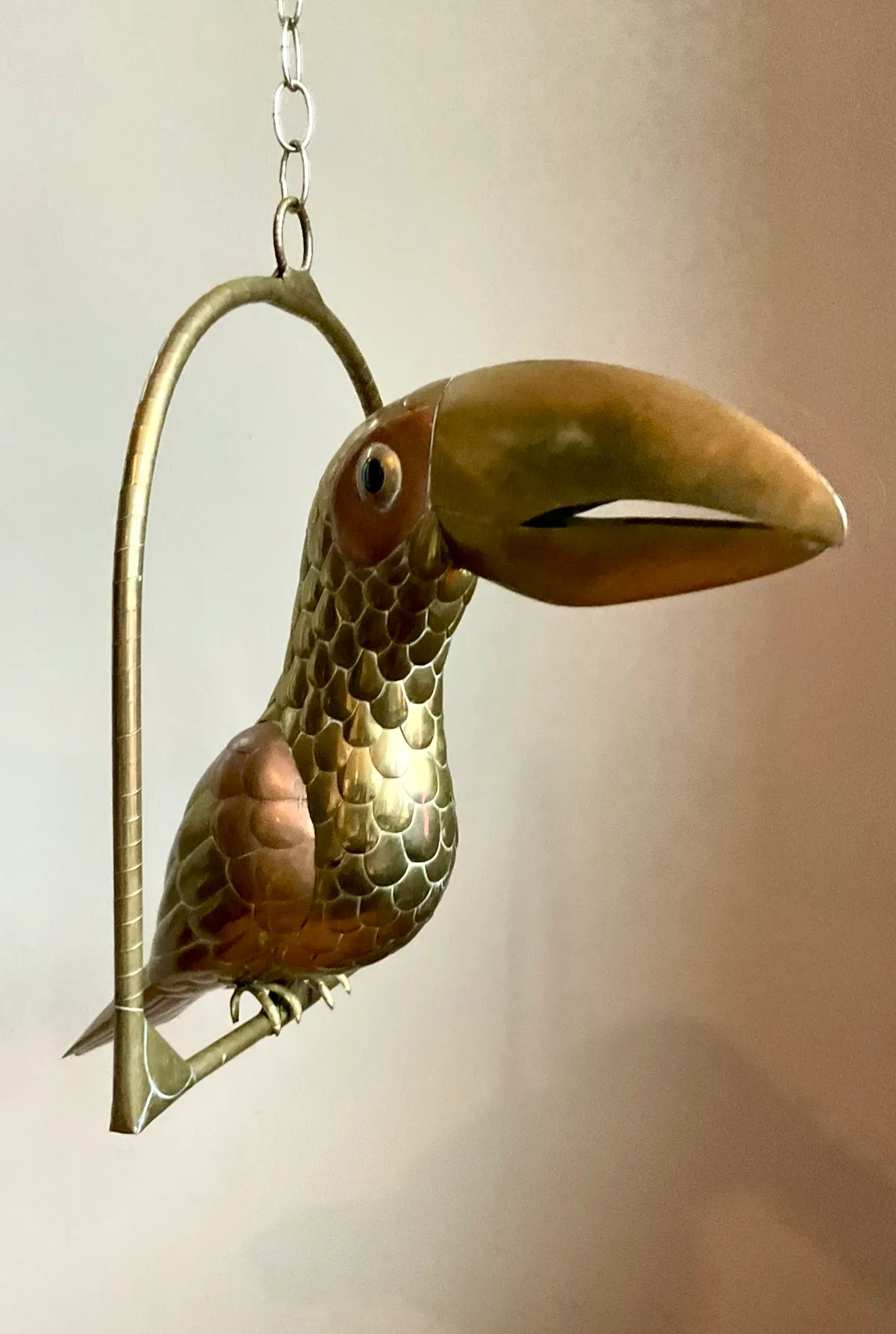 Vintage Metal Toucan Sculpture After Sergio Bustamante — additional photo 8