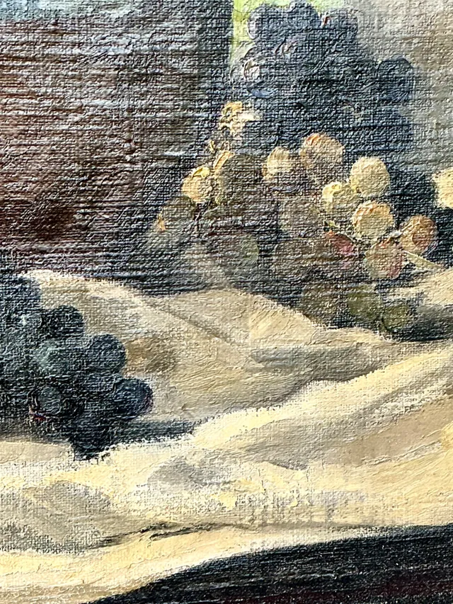 Vintage 1928 Still Life with Green Jug Painting — additional photo 8