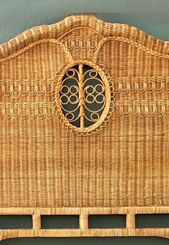 Vintage Ralph Lauren Rattan Twin Headboards - A Pair — additional photo 6