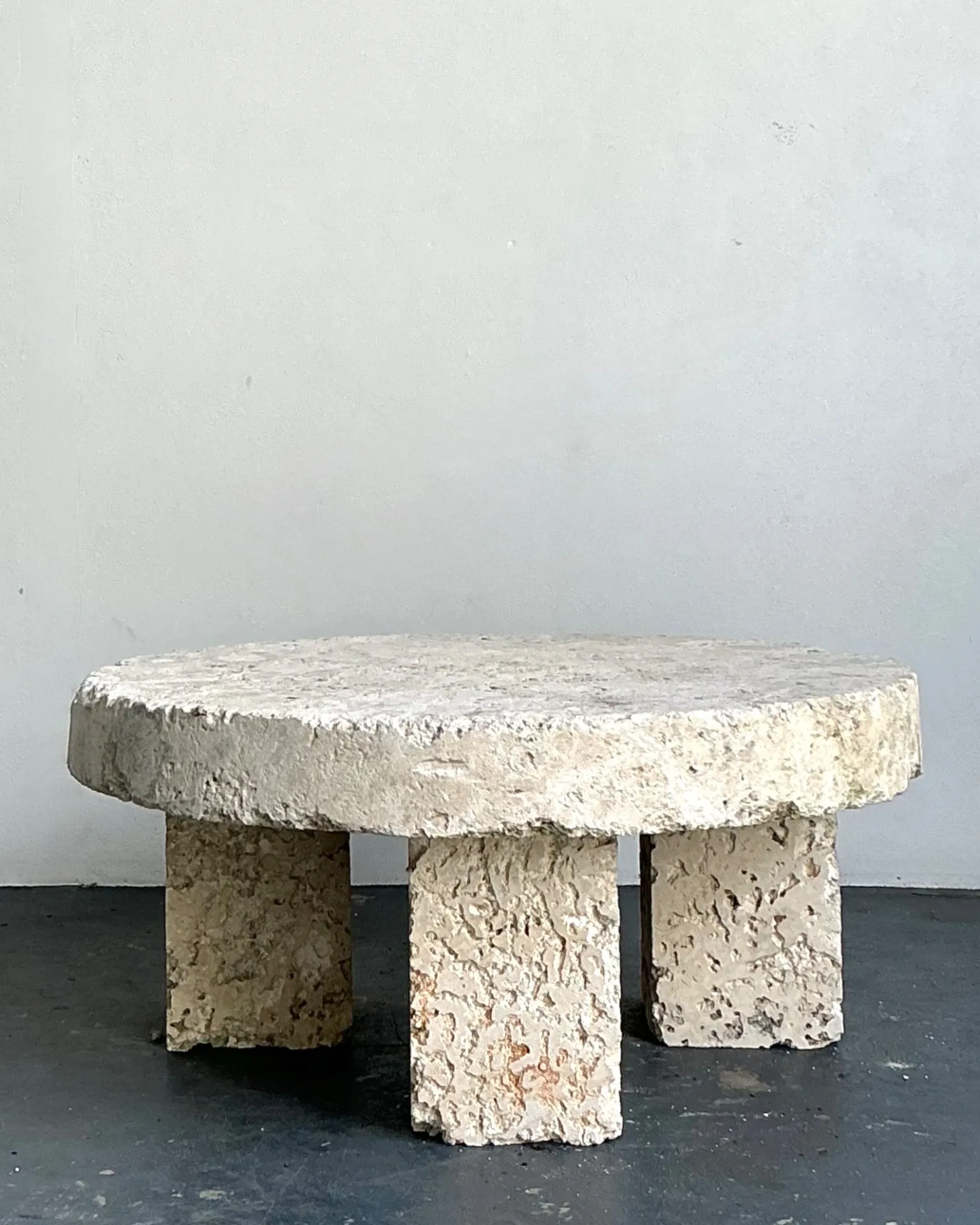 Vintage Organic Form Coquina Coffee Table — additional photo 5