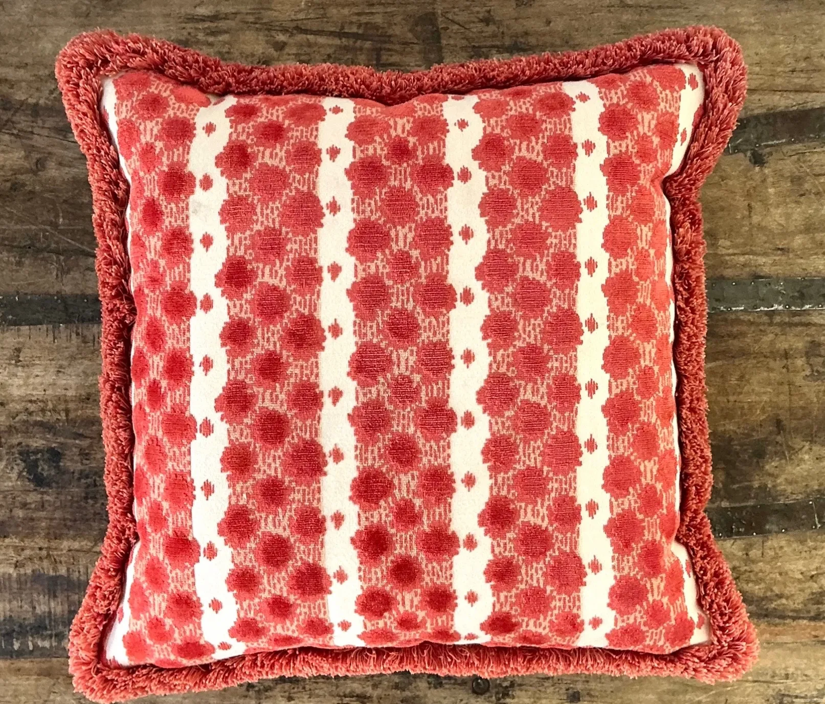 Vintage Tilton Fenwick For Duralee Fabric Throw Pillow — additional photo 5
