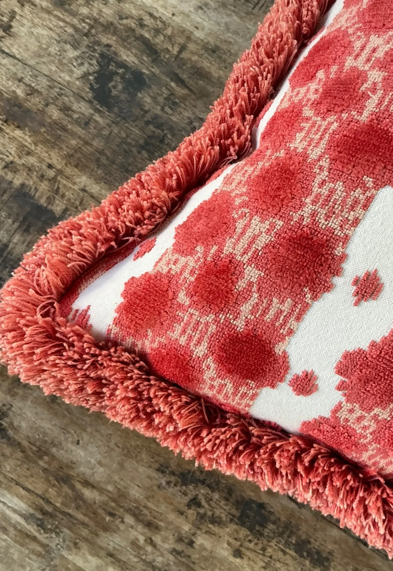 Vintage Tilton Fenwick For Duralee Fabric Throw Pillow — additional photo 1