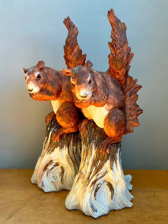 Vintage Ceramic Woodland Squirrel Figures — additional photo 6
