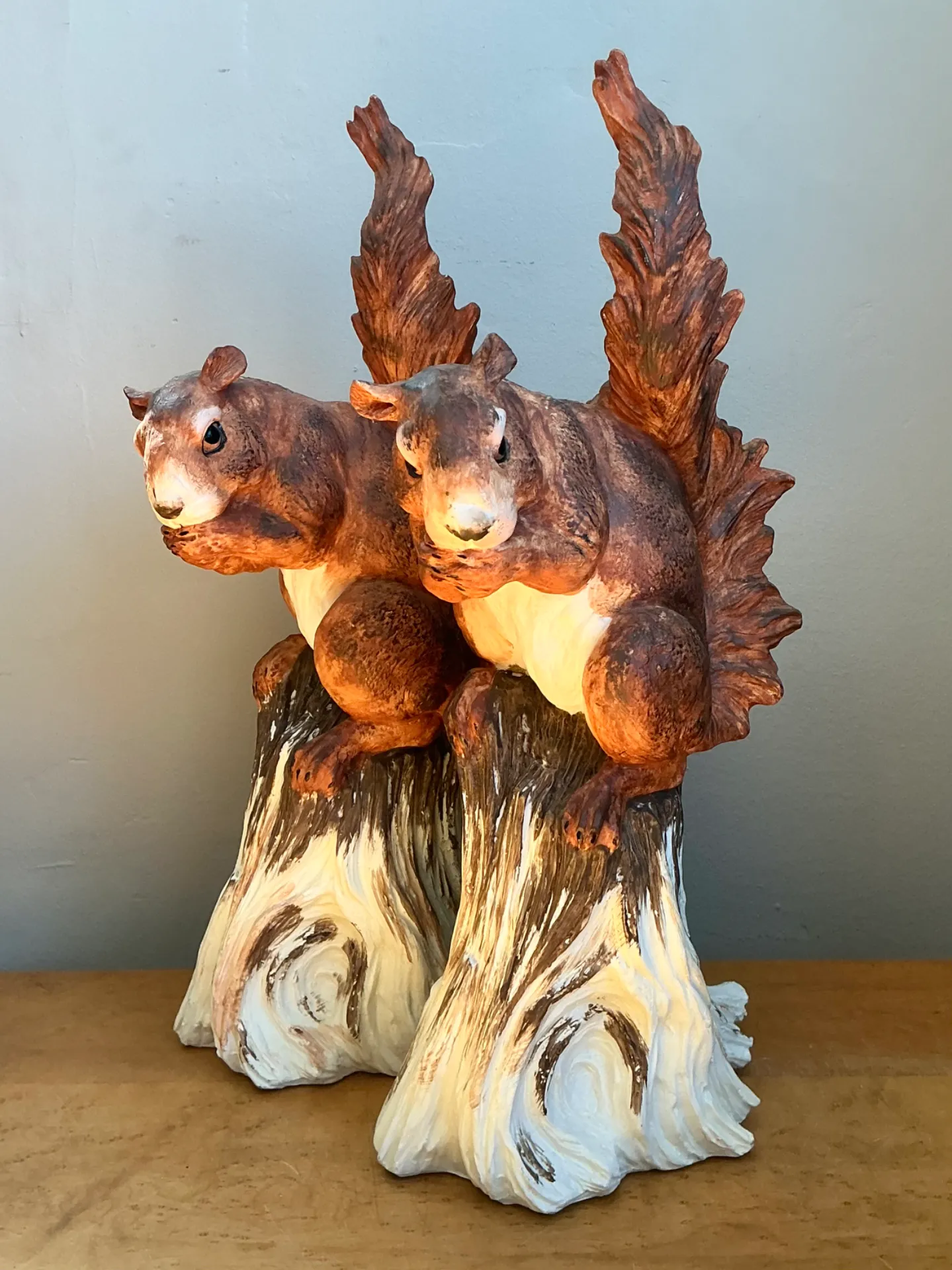 Vintage Ceramic Woodland Squirrel Figures — additional photo 3