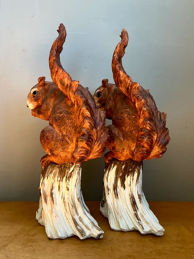 Vintage Ceramic Woodland Squirrel Figures — additional photo 7