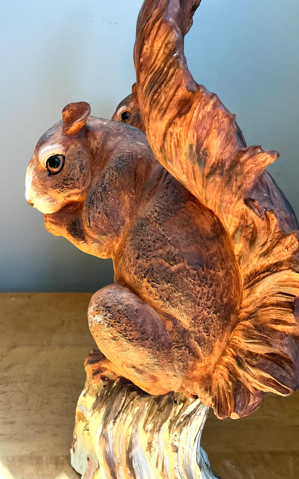 Vintage Ceramic Woodland Squirrel Figures — additional photo 1