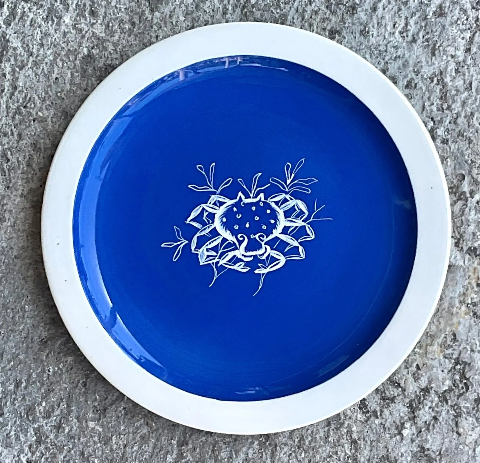 Vintage Coastal Italian Baffanella Luncheon Plates - Set of 12 — additional photo 6