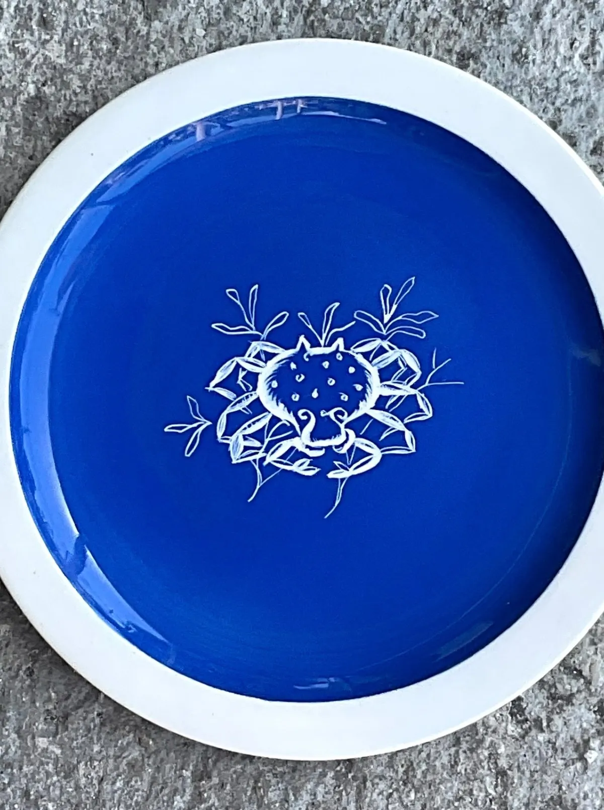 Vintage Coastal Italian Baffanella Luncheon Plates - Set of 12 — additional photo 6