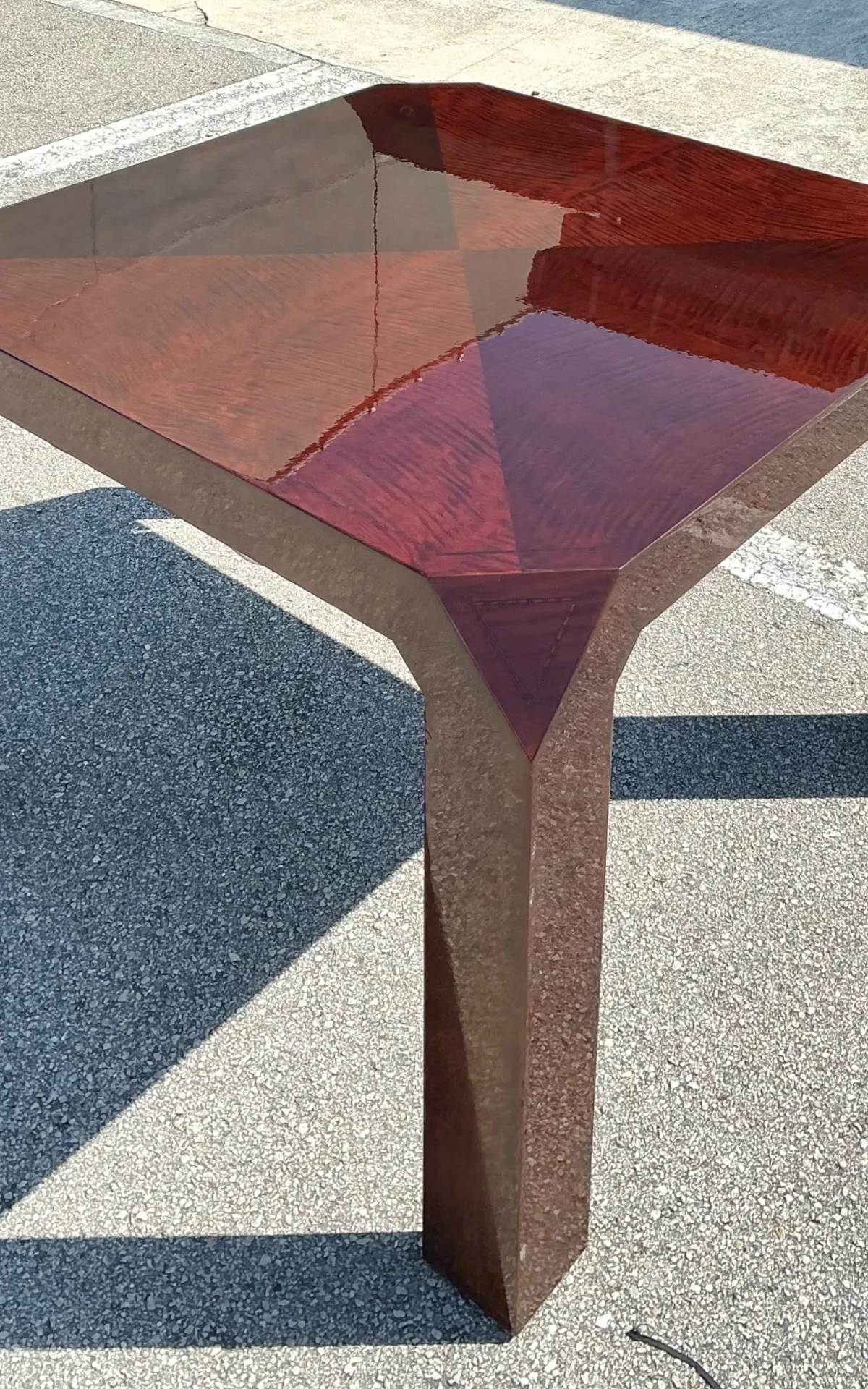 Vintage Lacquered Inlay Game Table — additional photo 6