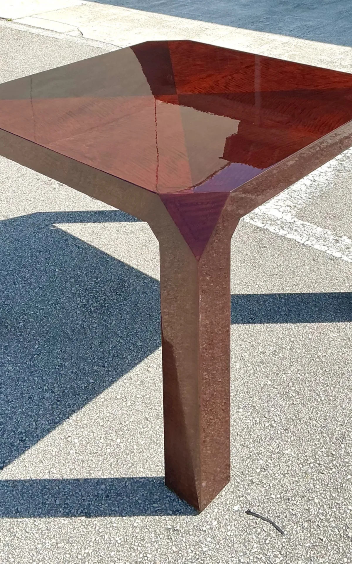 Vintage Lacquered Inlay Game Table — additional photo 7