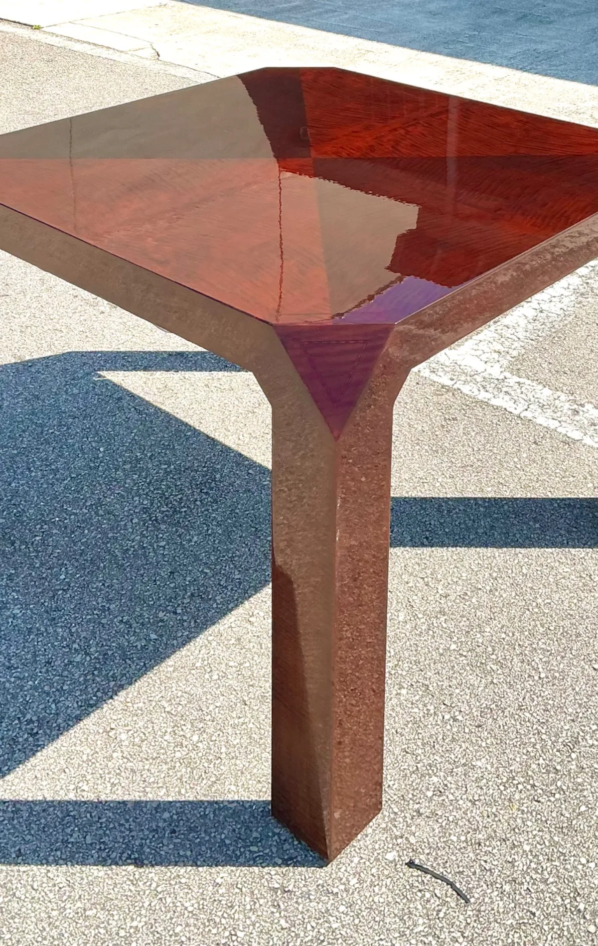 Vintage Lacquered Inlay Game Table — additional photo 3