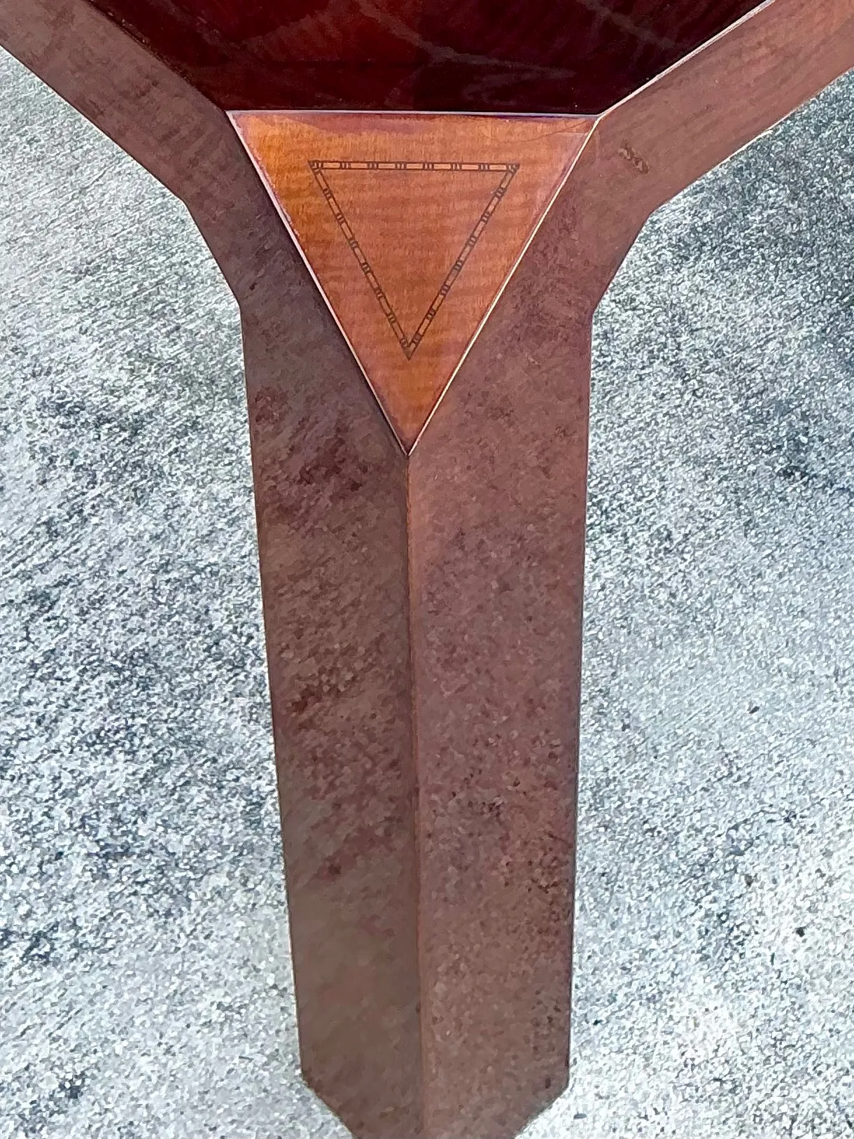 Vintage Lacquered Inlay Game Table — additional photo 4