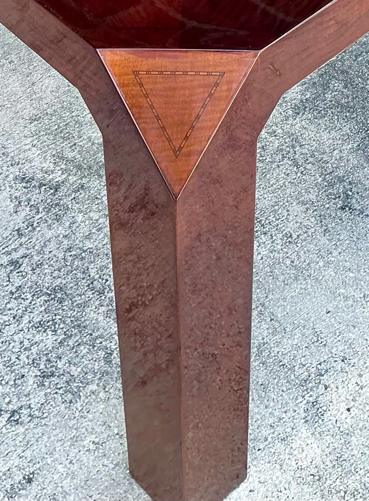 Vintage Lacquered Inlay Game Table — additional photo 4