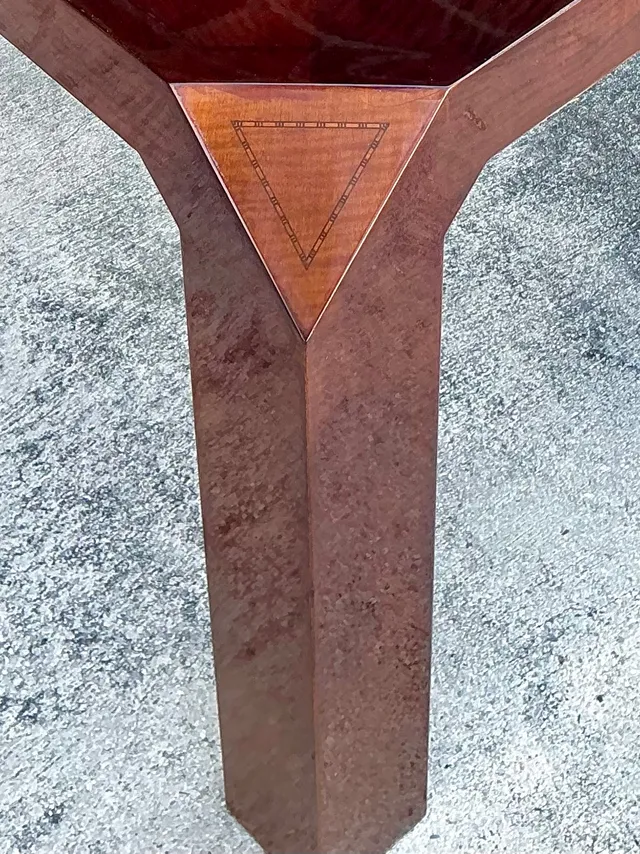Vintage Lacquered Inlay Game Table — additional photo 4