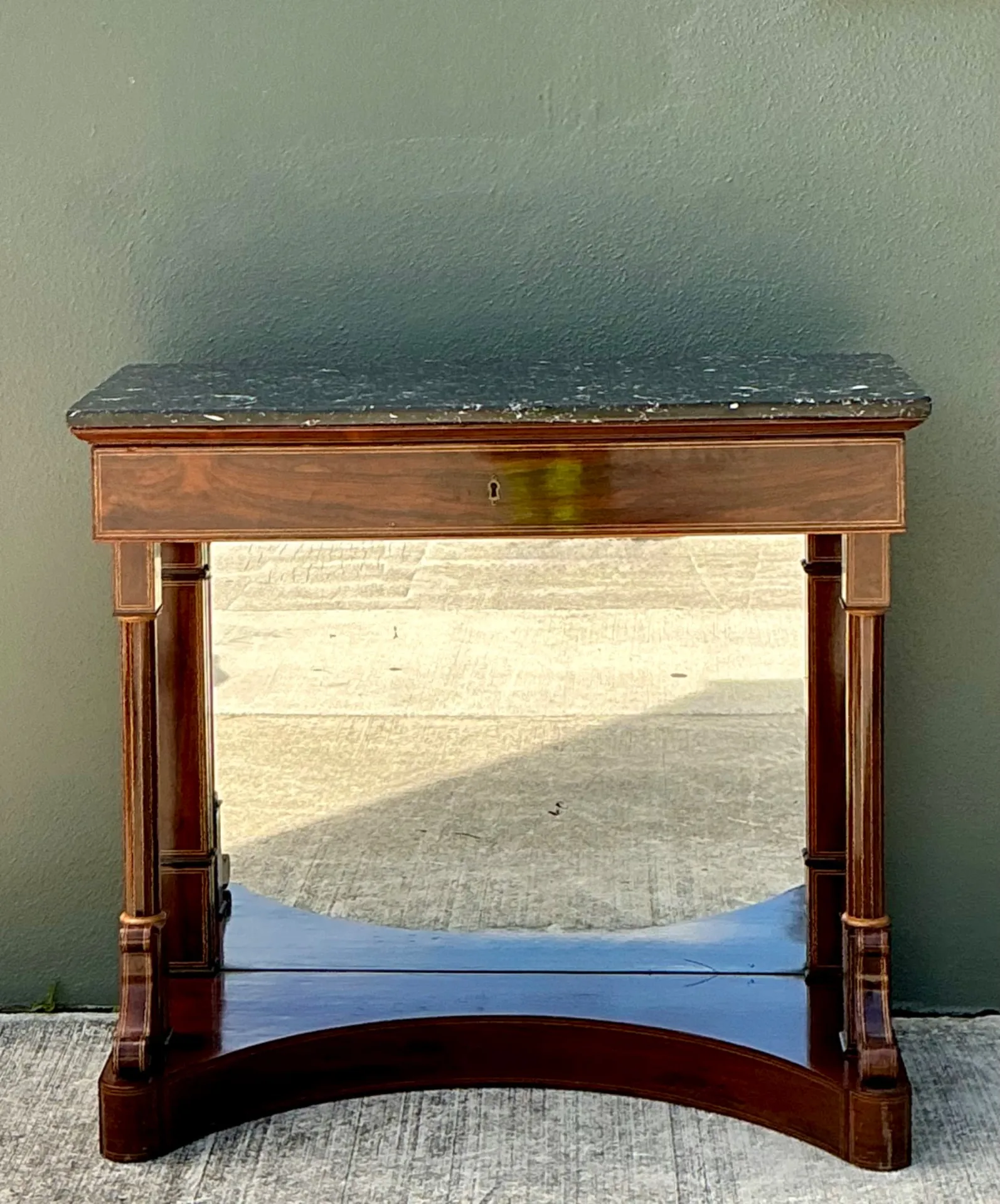 Vintage Empire Flame Mahogany Pier Table — additional photo 6