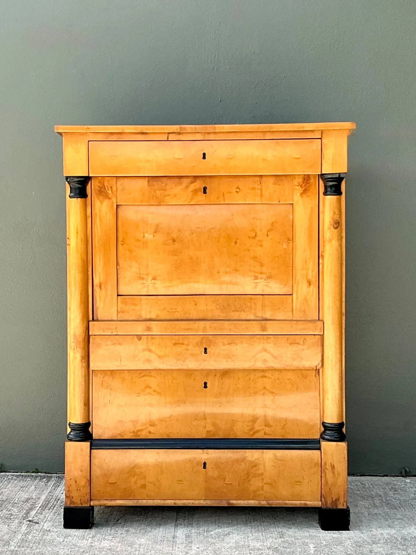 Vintage Biedermeier Secretaire Cabinet — additional photo 5