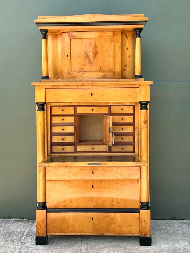 Vintage Biedermeier Secretaire Cabinet — additional photo 2