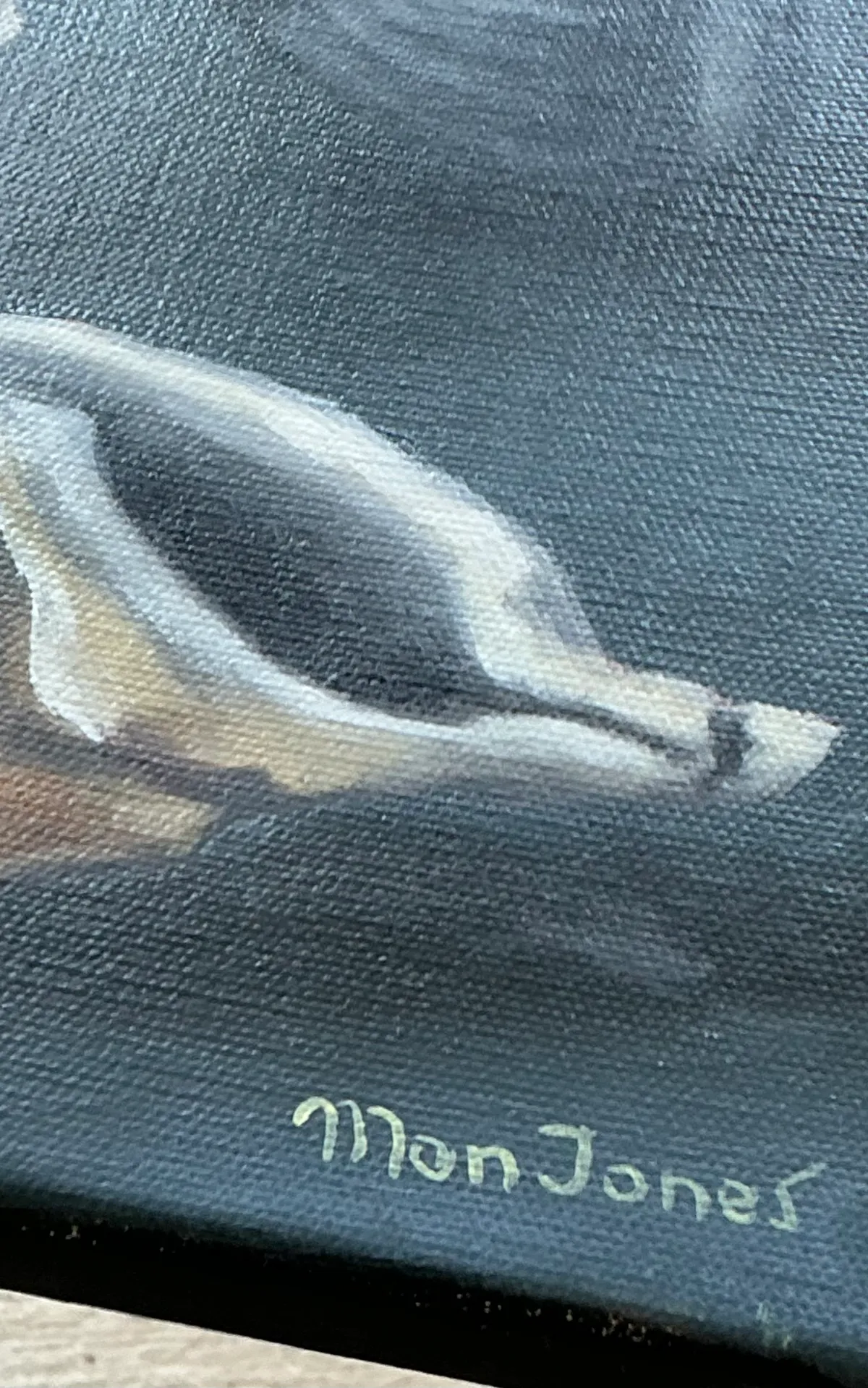 Vintage Mon Jones Shell Still Life Oil Painting — additional photo 2