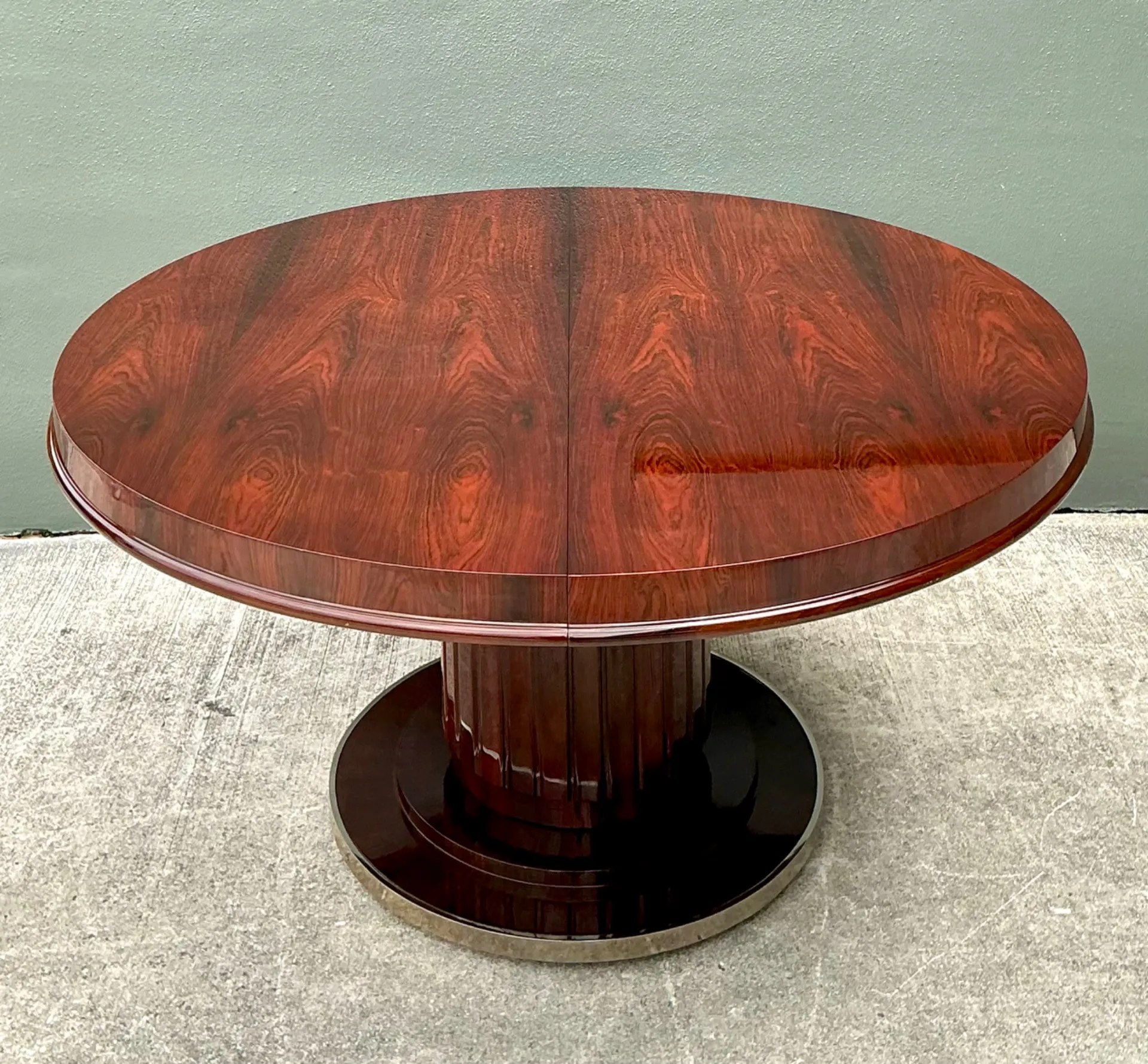 Vintage French Christian Krass Extendable Deco Dining Table — additional photo 5