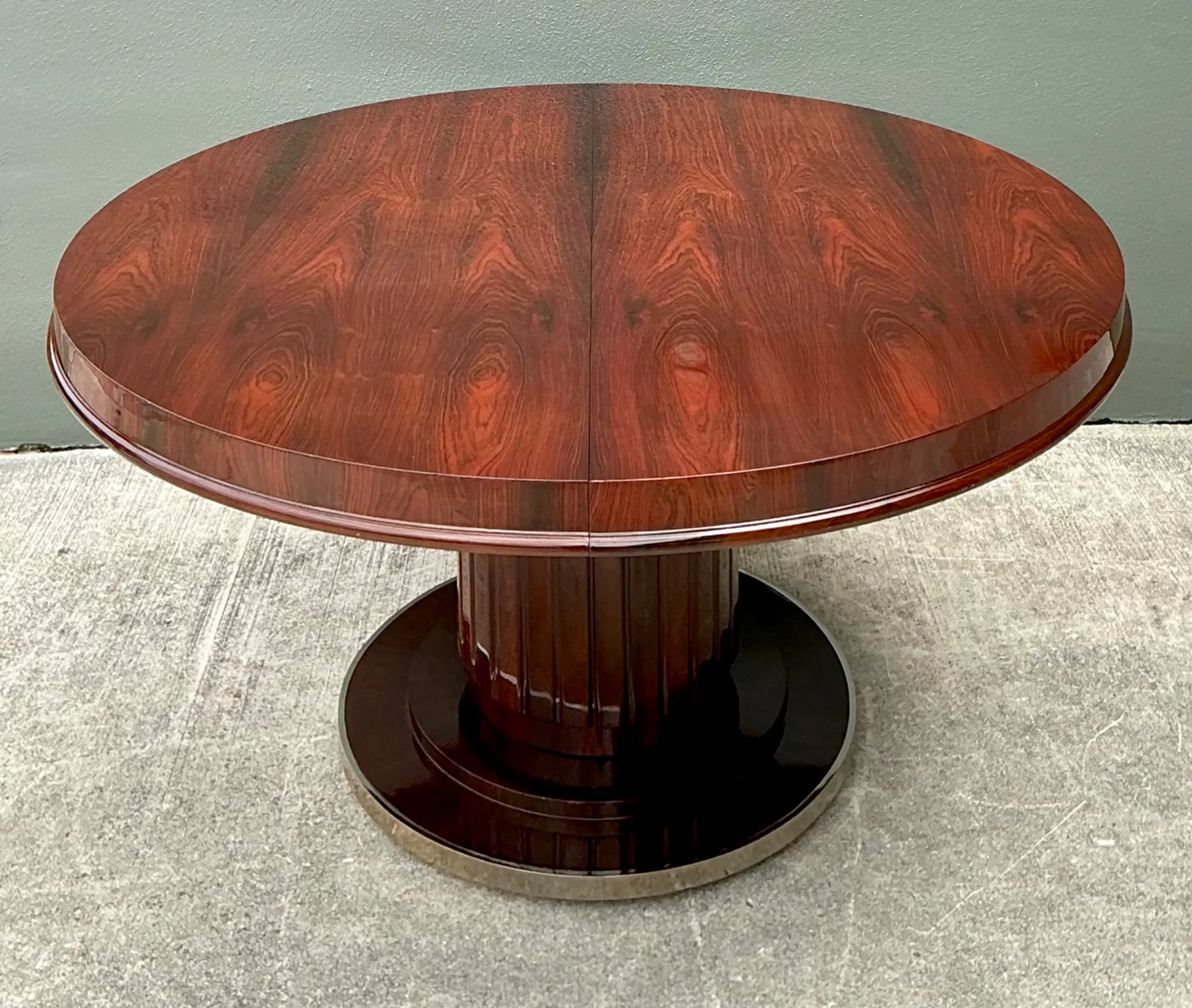 Vintage French Christian Krass Extendable Deco Dining Table — additional photo 3