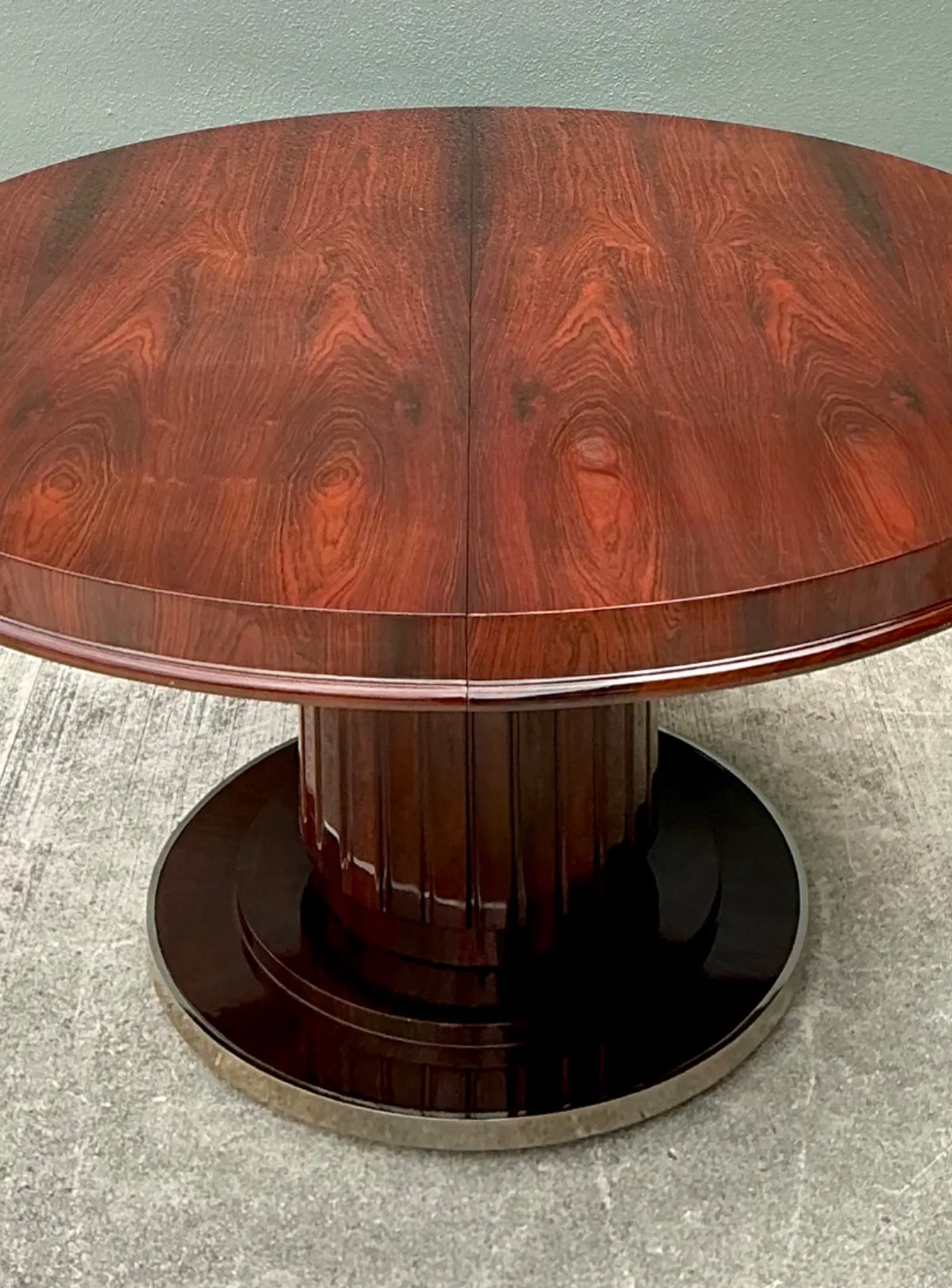 Vintage French Christian Krass Extendable Deco Dining Table — additional photo 3