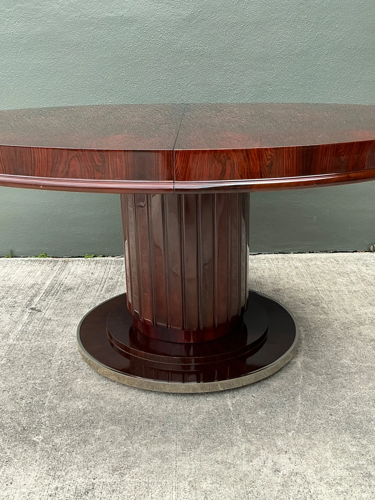 Vintage French Christian Krass Extendable Deco Dining Table — additional photo 1