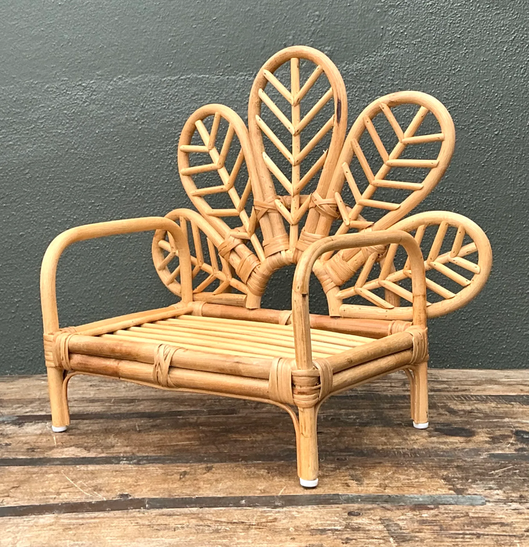 Vintage Children’s Rattan Peacock Chair — additional photo 6